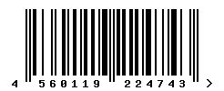 upc 4560119224743 barcode image