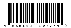 upc 4560119224774 barcode image