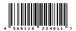 upc 4560119224811 barcode image