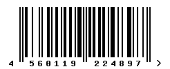 upc 4560119224897 barcode image