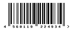 upc 4560119224934 barcode image