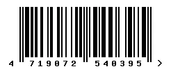 4719072540395 barcode