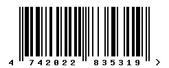 4742022835319 barcode