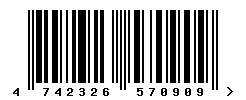 upc 4742326570909 barcode image