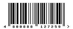 EAN barcode number 4800888127259