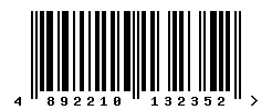 EAN barcode 4892210132352