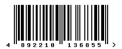 EAN 4892210136855 barcode image