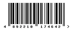 EAN barcode 4892210174642