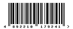 EAN barcode 4892210179241