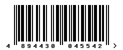 EAN barcode 4894430045542