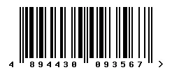 EAN 4894430093567 barcode image