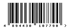 EAN barcode 4894430107790