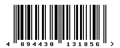 EAN barcode 4894430131856