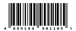 EAN barcode number 4895194901105