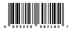 EAN barcode 4895228607102