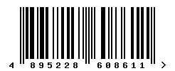 EAN barcode 4895228608611