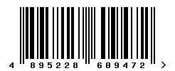 EAN barcode 4895228609472