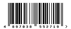 EAN barcode 4897038552719