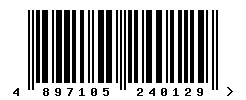 EAN 4897105240129 barcode image