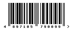 EAN barcode 4897105790099