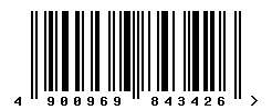 EAN barcode 4900969843426