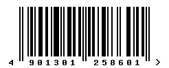 EAN 4901301258601 barcode image