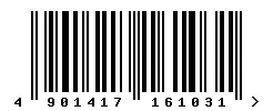 EAN barcode 4901417161031