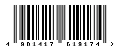 EAN barcode 4901417619174