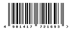 EAN barcode 4901417721693