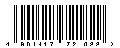 EAN barcode 4901417721822