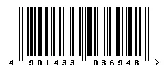 EAN barcode 4901433036948