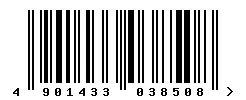 EAN barcode 4901433038508