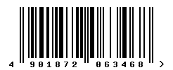 upc 4901872063468 barcode image