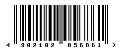 EAN barcode 4902102056861