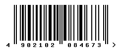EAN barcode 4902102084673