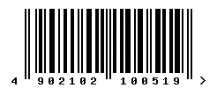 EAN barcode 4902102100519