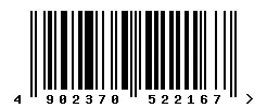 EAN barcode 4902370522167