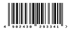 EAN barcode 4902430293341