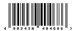 4902430404686 barcode