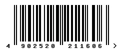 4902520211606 barcode