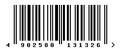 EAN barcode 4902580131326