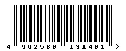 EAN barcode 4902580131401