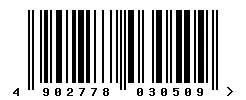 EAN 4902778030509 barcode image