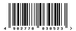 EAN barcode 4902778030523