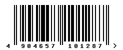 upc 4904657101287 barcode image