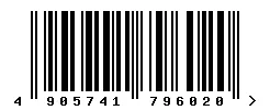 4905741796020 barcode