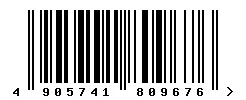 4905741809676 barcode