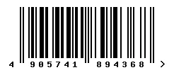 4905741894368 barcode