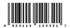 EAN 4923113122321 barcode image