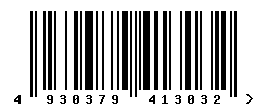 EAN barcode number 4930379413032